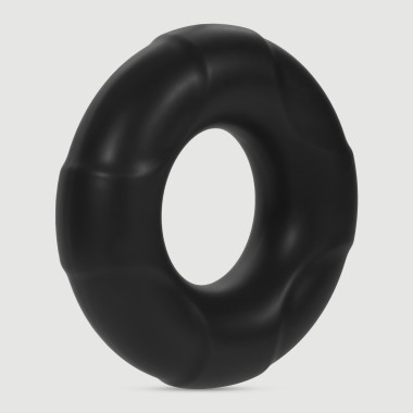 Forto F-33 25 mm Silicone Large Cock Ring - Black