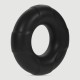Forto F-33 25 mm Silicone Large Cock Ring - Black by Sexopolis
