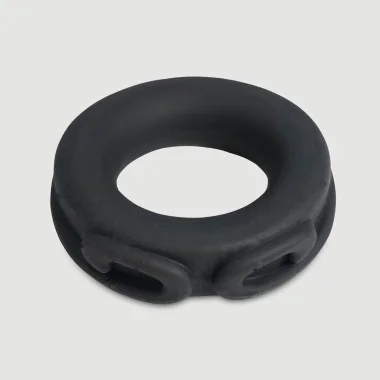 Flexible Monkey Silicone Cock Ring 45 mm - Black