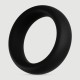 Forto F-64 40 mm Wide Silicone Small Cock Ring - Black by Sexopolis