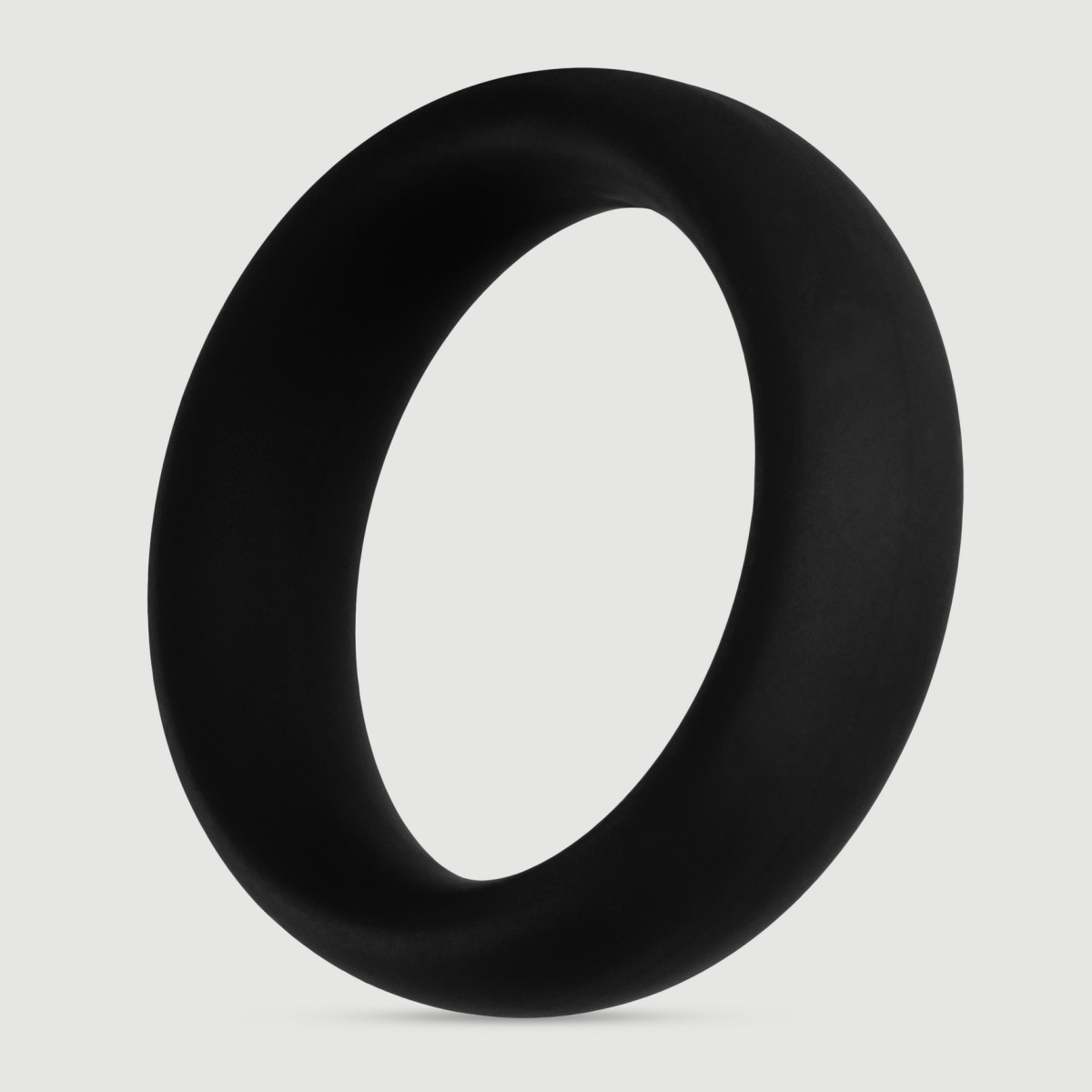 Φαρδύ Δαχτυλίδι Πέους Σιλικόνης Forto F-64 45 mm Wide Silicone Medium Cock Ring - Μαύρο by Sexopolis