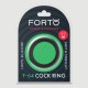 Φαρδύ Δαχτυλίδι Πέους Σιλικόνης Forto F-64 45 mm Wide Silicone Medium Cock Ring - Μαύρο by Sexopolis