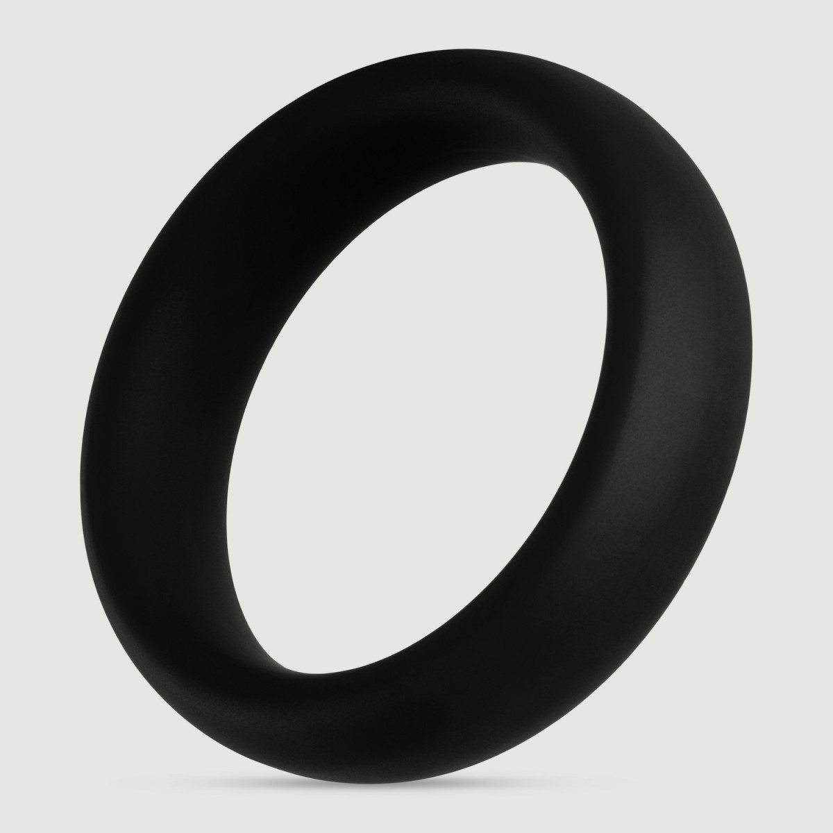 Φαρδύ Δαχτυλίδι Πέους Σιλικόνης Forto F-64 50 mm Wide Silicone Large Cock Ring - Μαύρο by Sexopolis