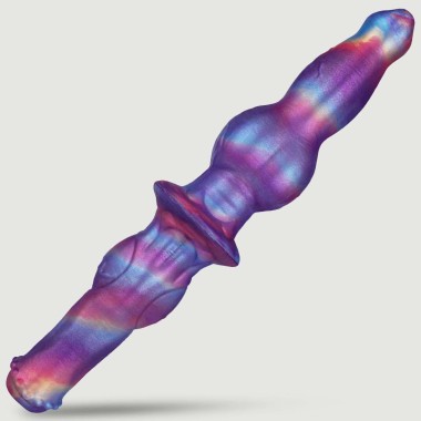 Διπλό Monster Dildo Σιλικόνης Με Δύο Όψεις Two Sided Silicone Monster Double Dildo 35 x 6,4 cm - Πολύχρωμο