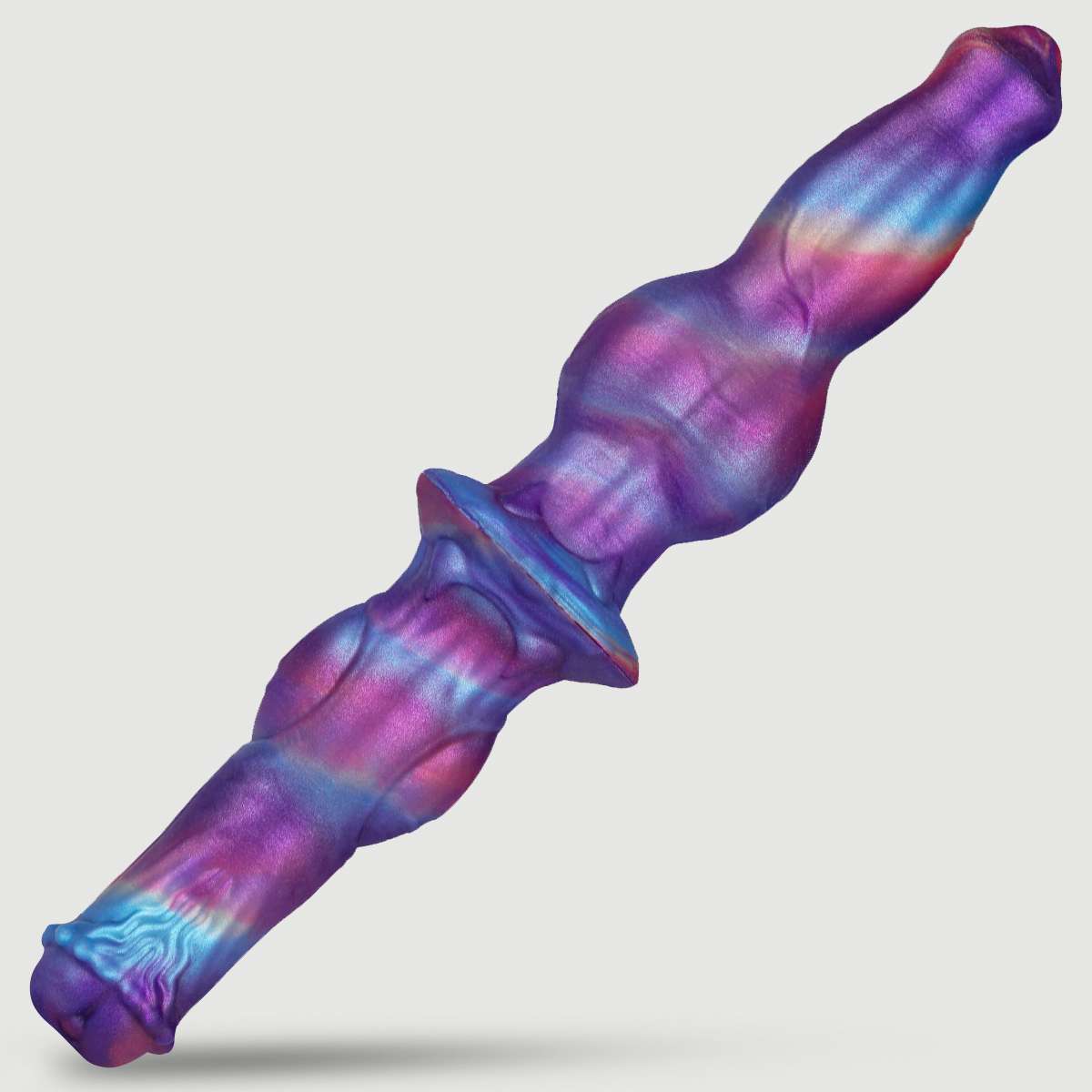 Διπλό Monster Dildo Σιλικόνης Με Δύο Όψεις Two Sided Silicone Monster Double Dildo 35 x 6,4 cm - Πολύχρωμο by Sexopolis