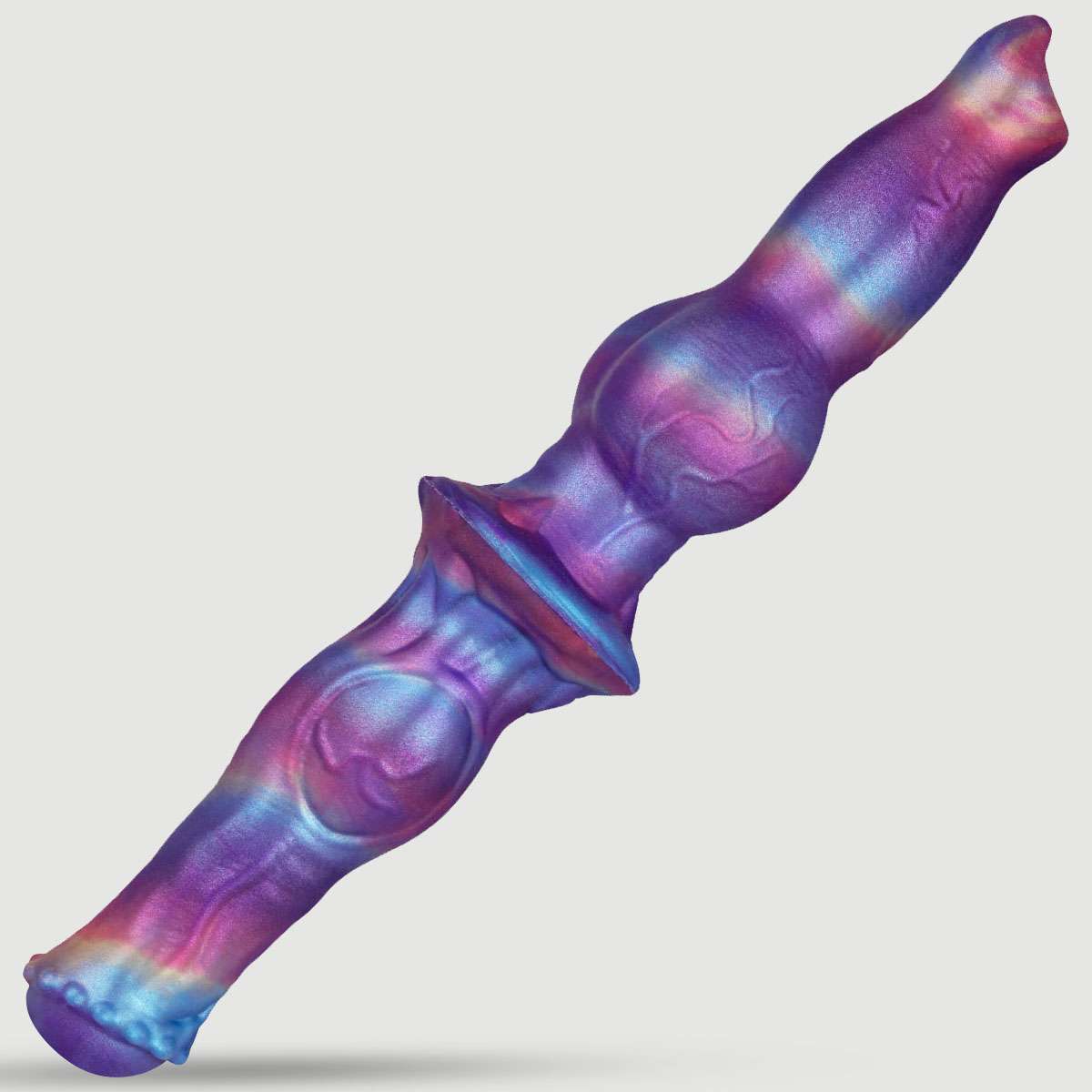 Διπλό Monster Dildo Σιλικόνης Με Δύο Όψεις Two Sided Silicone Monster Double Dildo 35 x 6,4 cm - Πολύχρωμο by Sexopolis