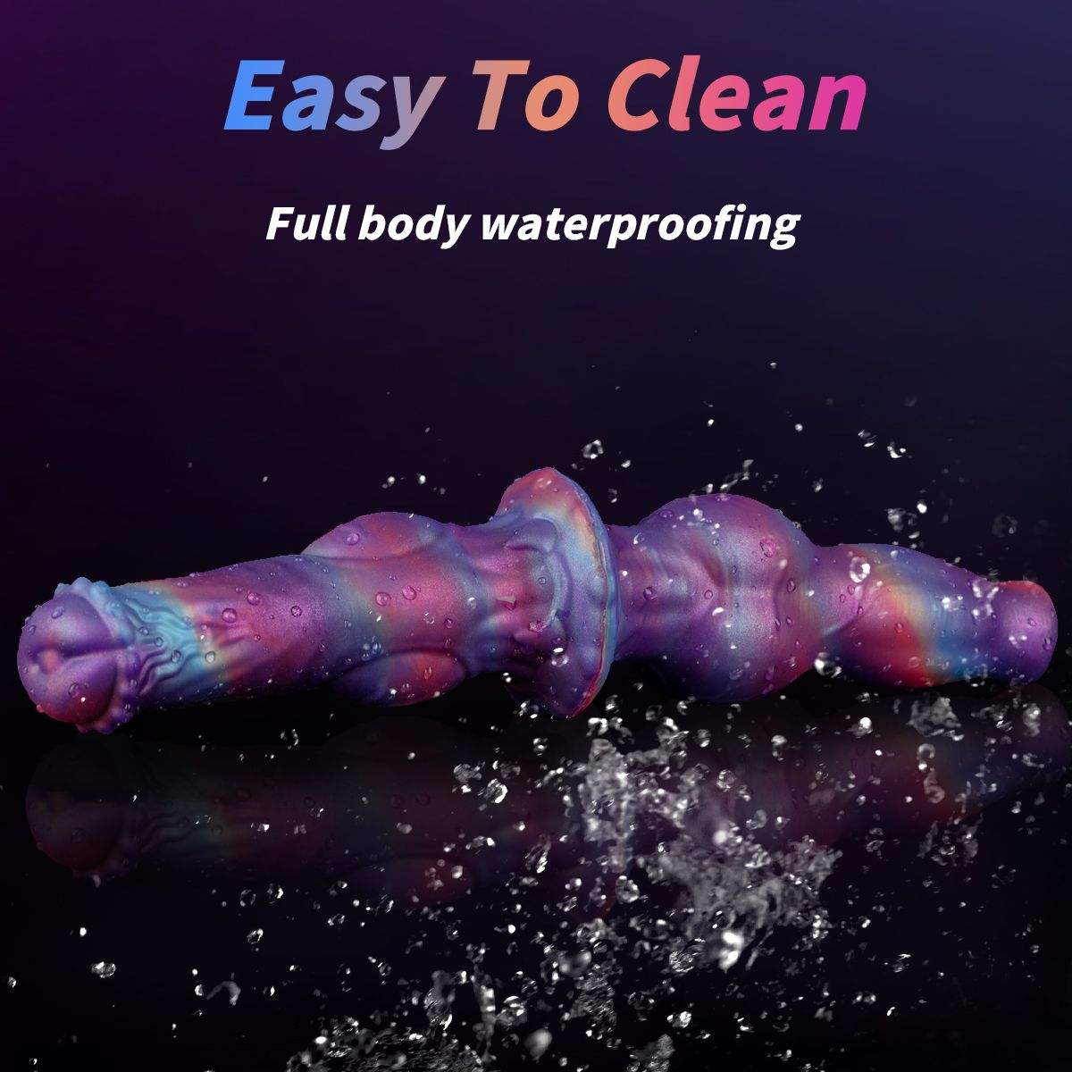 Διπλό Monster Dildo Σιλικόνης Με Δύο Όψεις Two Sided Silicone Monster Double Dildo 35 x 6,4 cm - Πολύχρωμο by Sexopolis