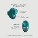 Kisscool Silicone Tapping Finger Vibrator - Green by Sexopolis