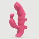 Δονητής Δαχτύλου Σιλικόνης Με Κλειτοριδικό Στέλεχος Finger Me Baby Silicone Finger Vibrator With Clitoral Stimulator - Ροζ by Sexopolis