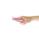 Tickle Me Finger Vibrator with Silicone Sleeve - Pink by Sexopolis
