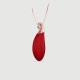 Liquid Silicone Luxury Rose Necklace Mini Vibrator - Red by Sexopolis