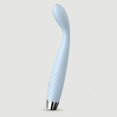 Epona Heating Slim Silicone 7 Function G-Spot Vibrator - Light Blue