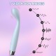 Epona Heating Slim Silicone 7 Function G-Spot Vibrator - Light Blue by Sexopolis