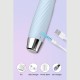 Epona Heating Slim Silicone 7 Function G-Spot Vibrator - Light Blue by Sexopolis