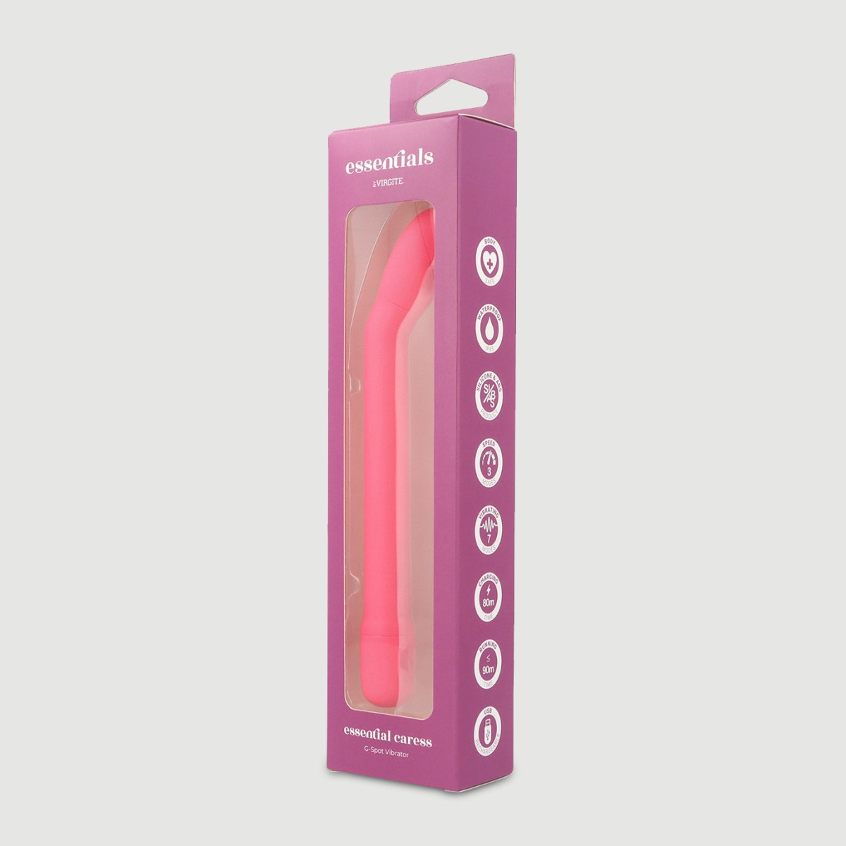Caress G-Spot Basic Vibrator - Pink by Sexopolis