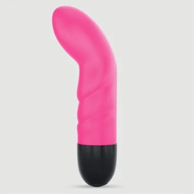 Expert G Spot Curved Silicone Vibrator - Pink