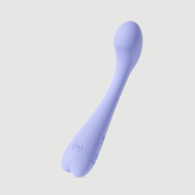 Κυρτός Δονητής Σημείου G Από Απαλή Σιλικόνη Flexy G-Spot Liquid Silicone Powerful Vibrator - Μωβ