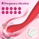 Astrid Flexible G-Spot Silicone Vibrator - Red by Sexopolis