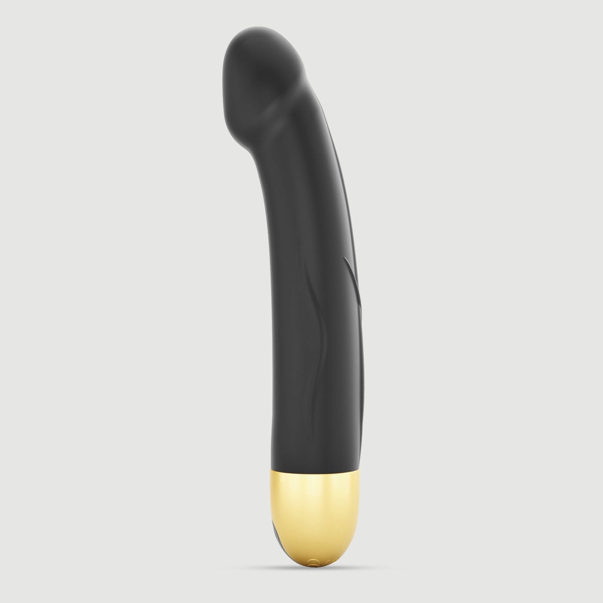 Κυρτός Ρεαλιστικός Δονητής Σιλικόνης Real Vibration M 2.0 Curved Realistic Silicone Vibrator - Μαύρος by Sexopolis