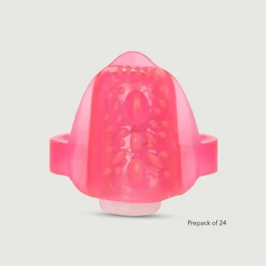 Vibrating Tongue Teaser Ring - Pink