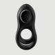 Satisfyer Legendary Duo Vibrating Cock Ring - Black by Sexopolis