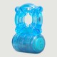Stay Hard 5 Function Vibrating Cock Ring - Blue by Sexopolis