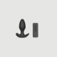 Zala Remote Controlled Silicone Vibrating Butt Plug - Black by Sexopolis