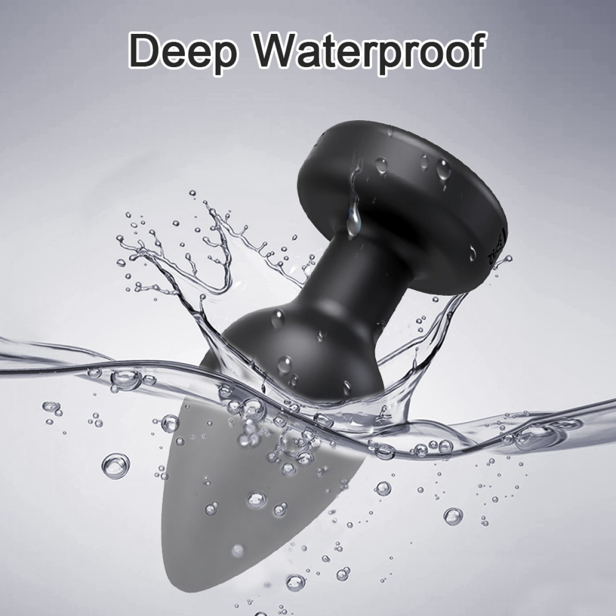 Luna App Controlled Silicone LED Lighting Vibrating Butt Plug - Black by Sexopolis