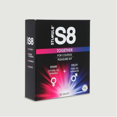 S8 Together Stimulating & Delay Kit For Couples