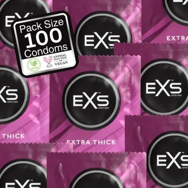 Extra Ασφαλή Προφυλακτικά EXS Extra Safe Condoms - 100 Τεμάχια
