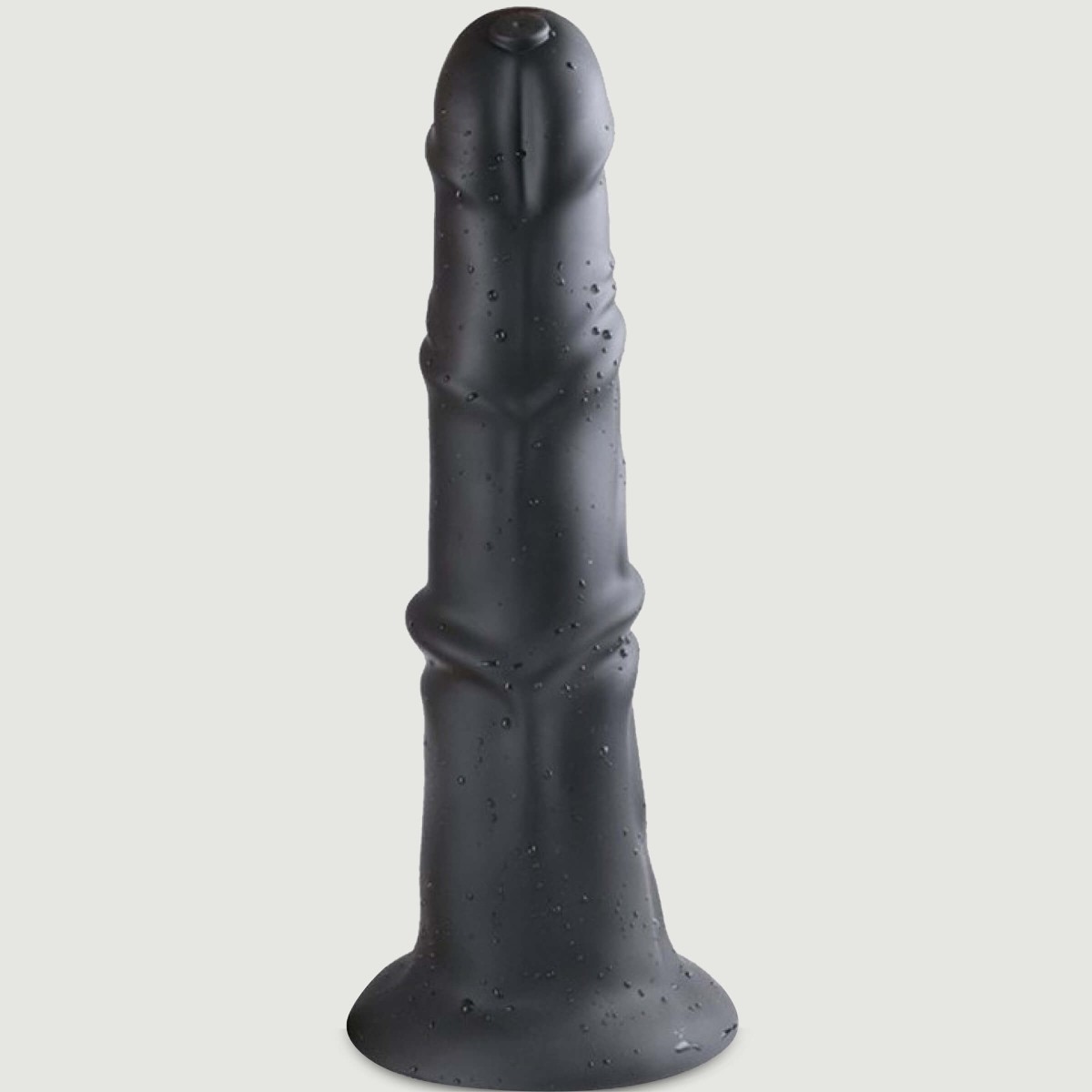 Horsy Medium Silicone Dildo - Black by Sexopolis