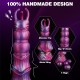 Dragon Ovipositor Silicone Dildo With Suction Cup - Purple by Sexopolis