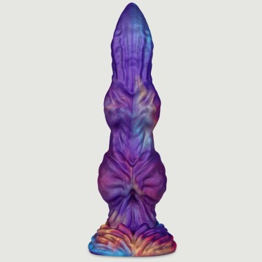 Dildo Δράκου Σιλικόνης Με Βεντούζα Dragon Silicone Dildo With Suction Cup 24 x 4 cm - Μωβ