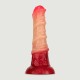 Dildo Σιλικόνης Δράκος με Ραβδώσεις & Βεντούζα Kawal Dragon Silicone Dildo with Suction Cup 20 x 5,5 cm - Κόκκινο by Sexopolis