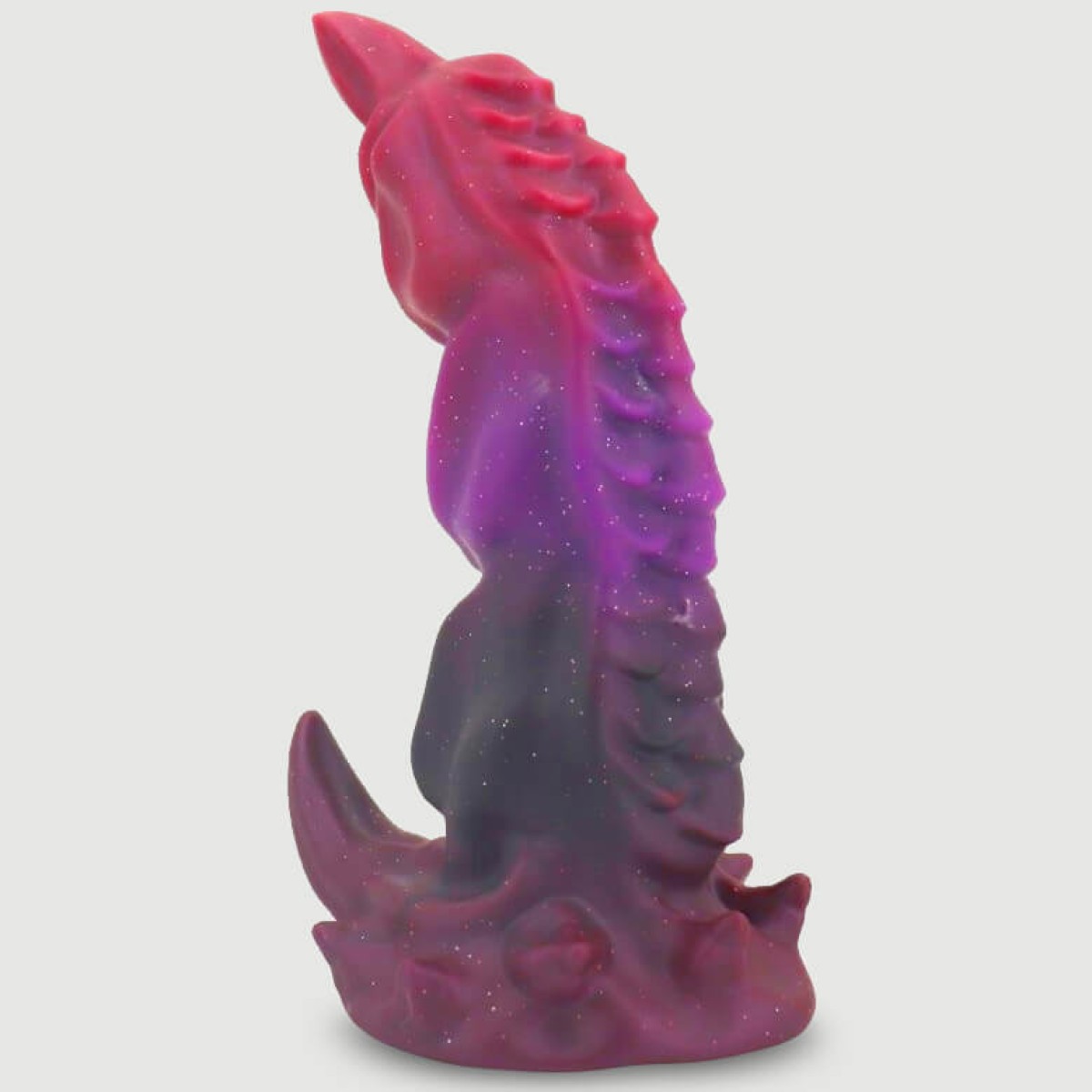 Galactic Silicone Dildo With Pointed Tip 22 x 7 cm - Purple by Sexopolis