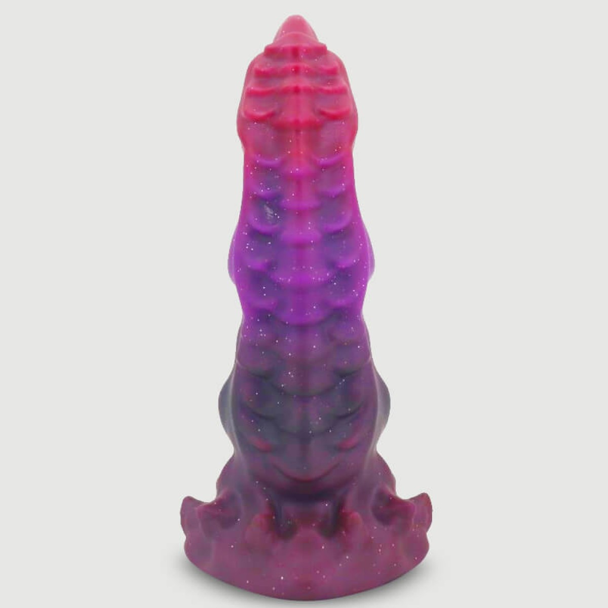 Galactic Silicone Dildo With Pointed Tip 22 x 7 cm - Purple by Sexopolis