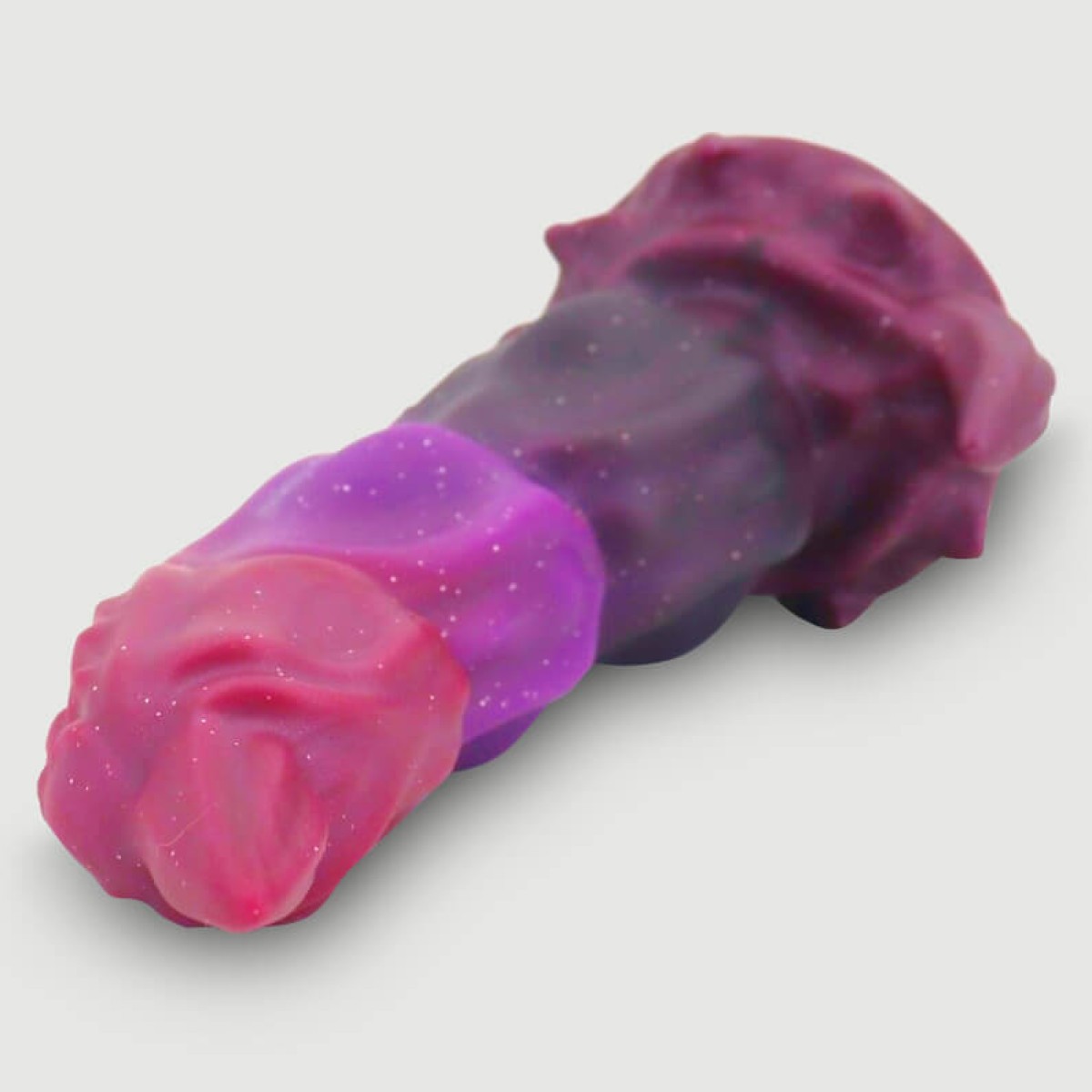 Galactic Silicone Dildo With Pointed Tip 22 x 7 cm - Purple by Sexopolis