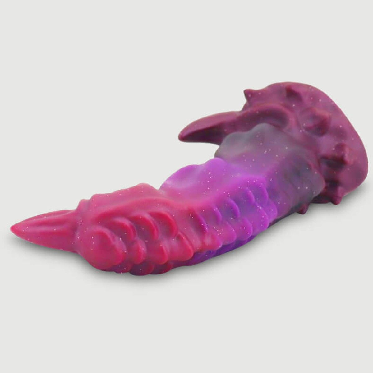 Galactic Silicone Dildo With Pointed Tip 22 x 7 cm - Purple by Sexopolis