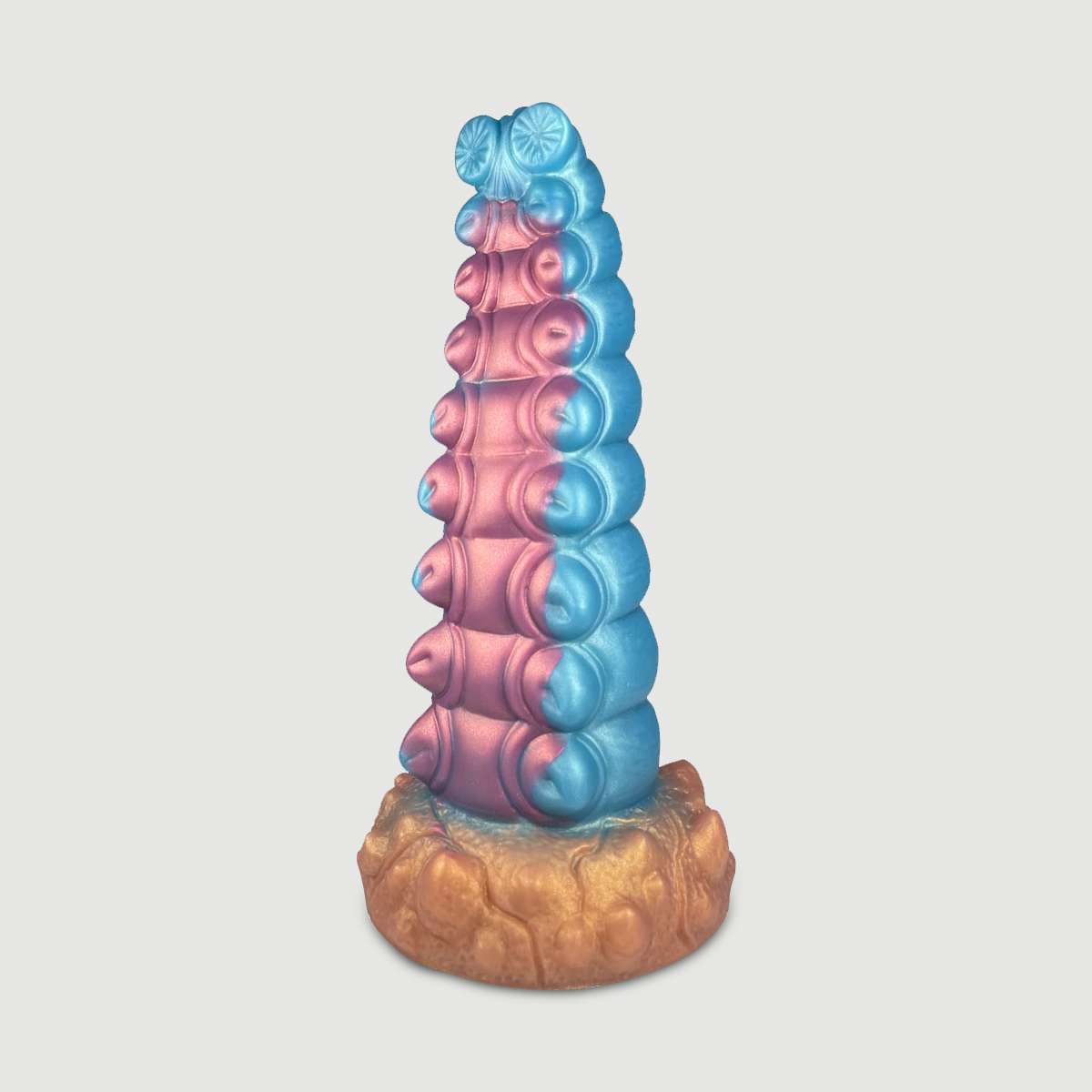 Dildo Σιλικόνης Με Δέρμα Από Χταπόδι Silicone Octopuss Skin Dildo 20 x 5,3 cm - Μπλε by Sexopolis