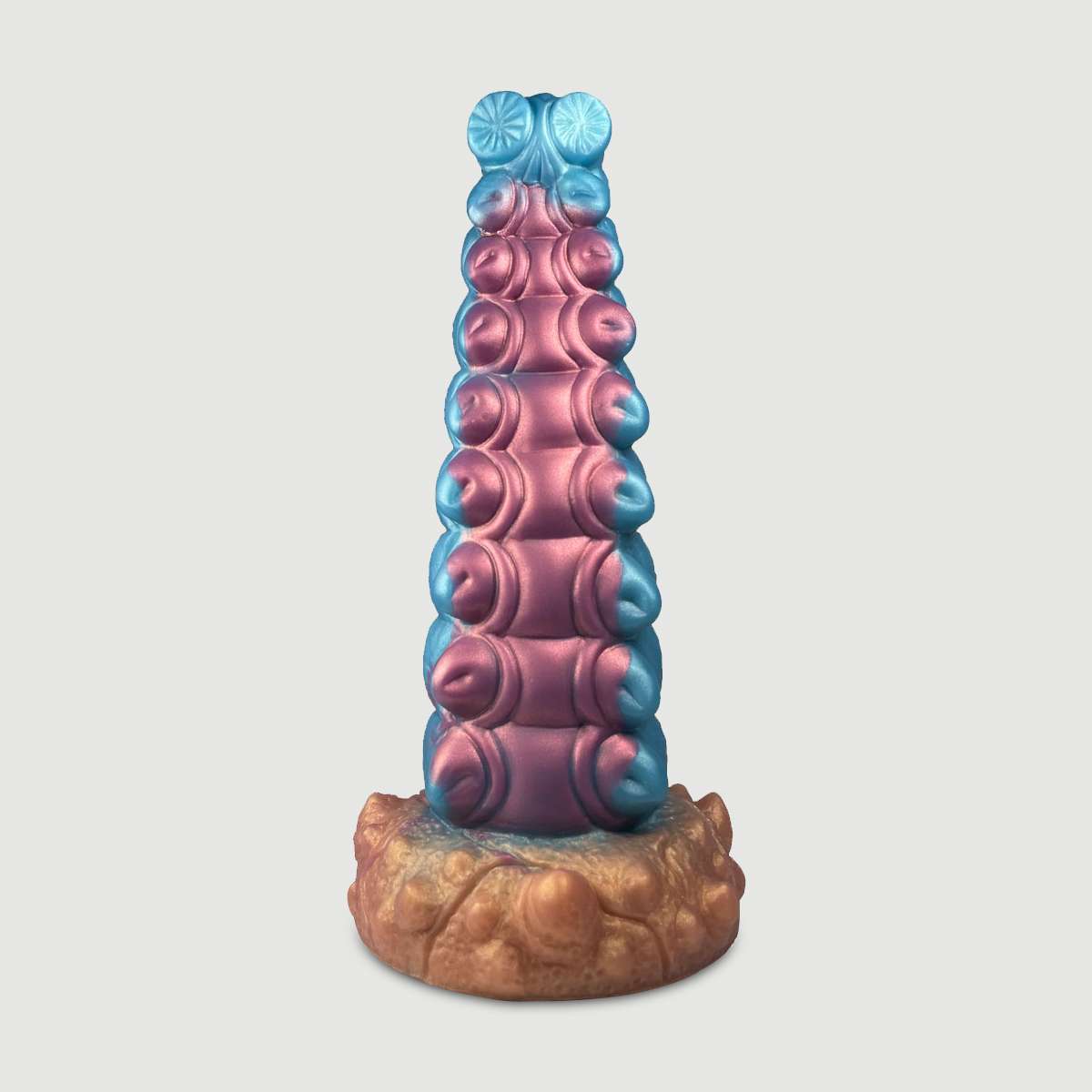 Dildo Σιλικόνης Με Δέρμα Από Χταπόδι Silicone Octopuss Skin Dildo 20 x 5,3 cm - Μπλε by Sexopolis