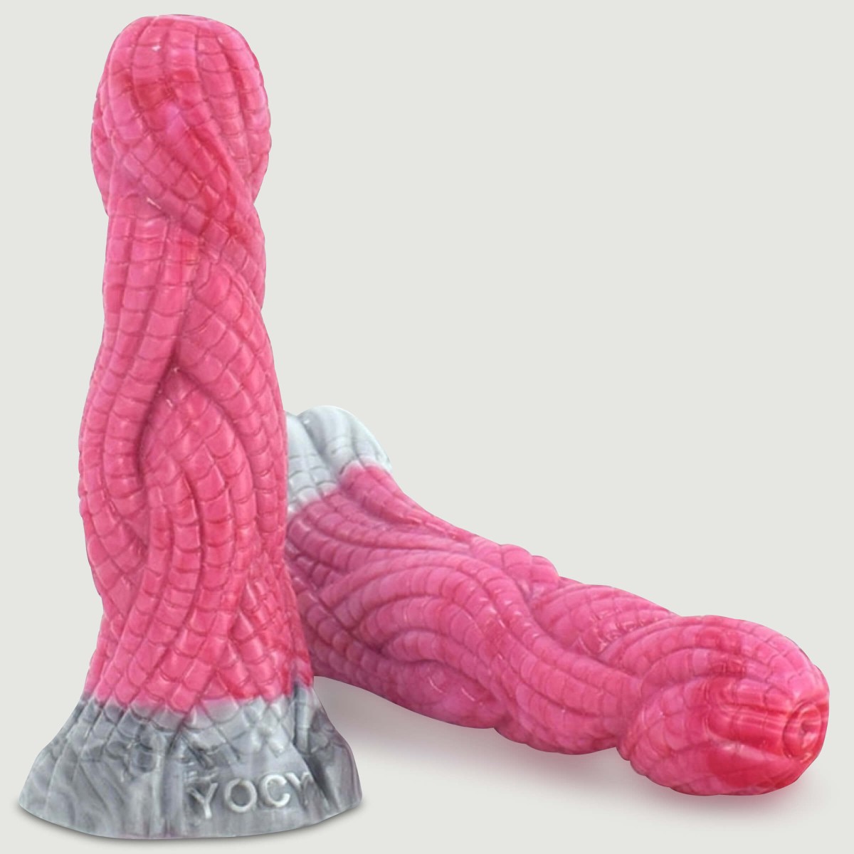 Dildo Σιλικόνης με Φλεβώδη Επιφάνεια Monster Mini Hullix Silicone Dildo 11 x 3,3 cm - Ροζ by Sexopolis