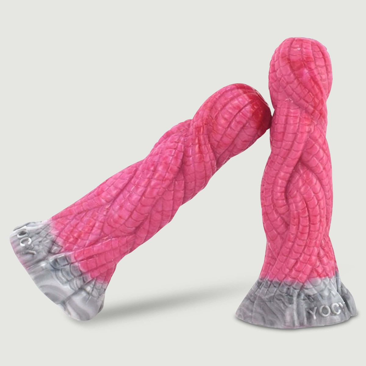 Dildo Σιλικόνης με Φλεβώδη Επιφάνεια Monster Mini Hullix Silicone Dildo 11 x 3,3 cm - Ροζ by Sexopolis