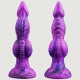 Dragon Dildo Σιλικόνης Με Βεντούζα Dragon Silicone Dildo With Suction Cup 25 x 6,5 cm - Μωβ by Sexopolis