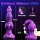 Dragon Dildo Σιλικόνης Με Βεντούζα Dragon Silicone Dildo With Suction Cup 25 x 6,5 cm - Μωβ by Sexopolis
