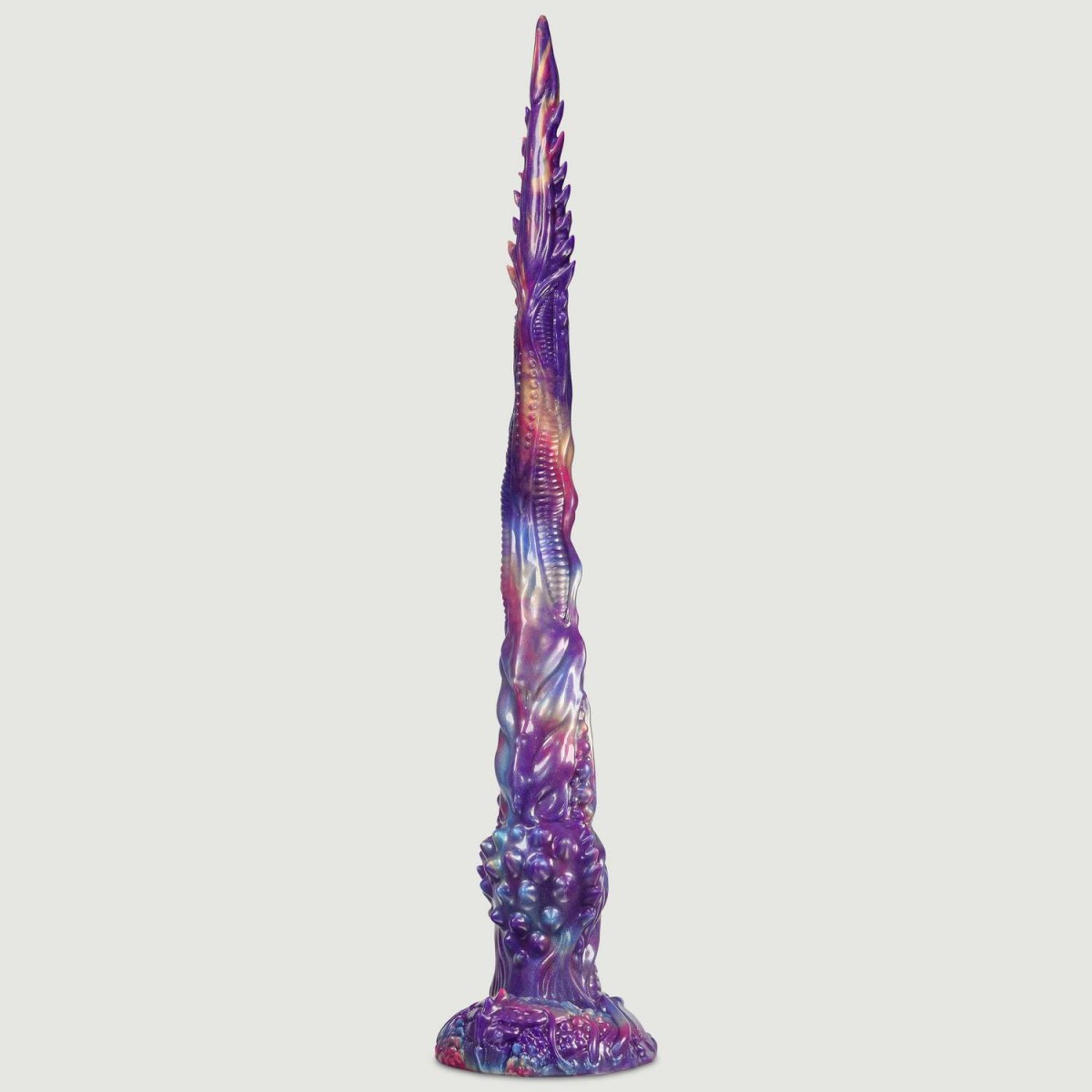 Μεγάλο Πρωκτικό Dildo Σιλικόνης Με Αγκάθια Liquid Silicone Splinter Silicone Monster Anal Dildo 54 cm - Μωβ by Sexopolis