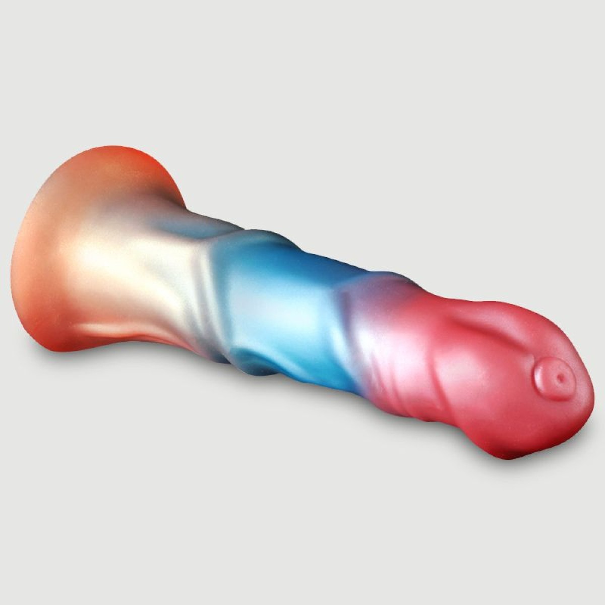 Monster Dildo Σιλικόνης Με Βεντούζα Horse Silicone Dildo With Suction Cup - Πολύχρωμο by Sexopolis