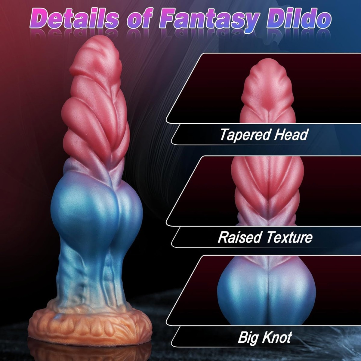 Monster Dildo Σιλικόνης Με Όρχεις & Βεντούζα Monster Silicone Dildo With Balls & Suction Cup 22 x 5 cm - Ροζ by Sexopolis