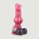 Huge Silicone Furry Wolf Dildo 27 x 9,5 cm - Red by Sexopolis