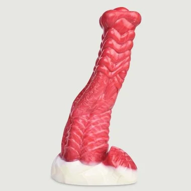 XL Dildo Σιλικόνης που Εκσπερματώνει Monster Fisix Silicone Ejaculating Dildo 19 x 6 cm - Κόκκινο