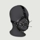 Ανοιχτό Φίμωτρο με Αγκίστρι Μύτης Head Harness with Spider Gag & Nose Hook - Μαύρο by Sexopolis